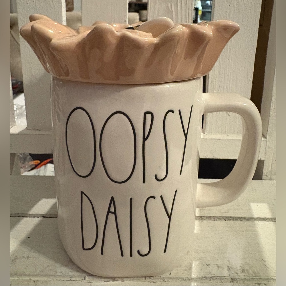 Rae Dunn “Oopsy Daisy” Ceramic Mug